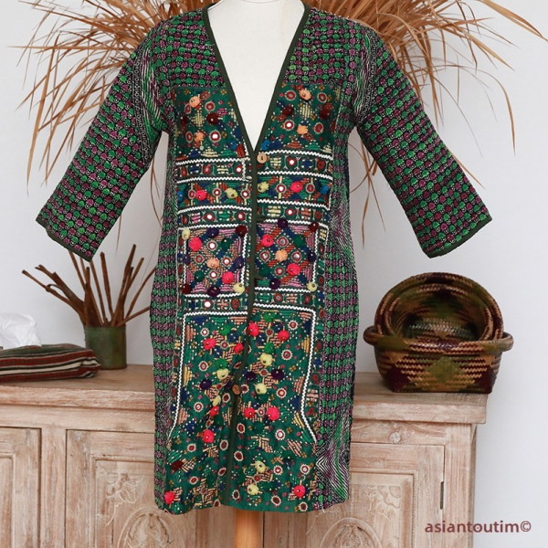 Veste Kimono Boheme Indienne by Asiantoutim n°2