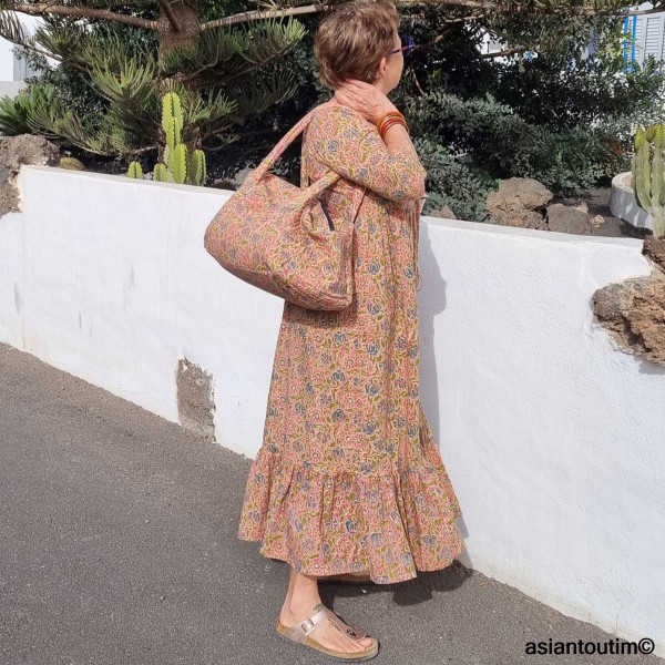 Robe Solène Bohème Pivoine