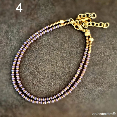 Bracelet de l'Amitié en Pierres Fines