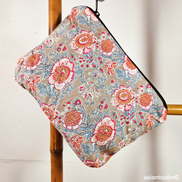 Pochette Mo Coloris Blica en coton fleuri by Asiantoutim