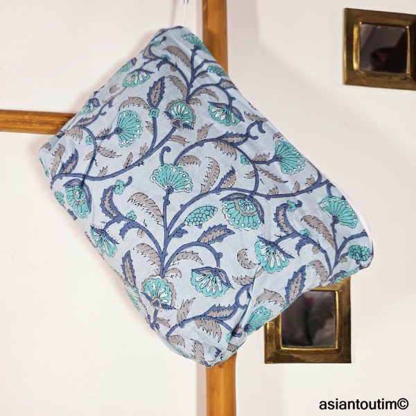 Pochette Mo Coloris Delia en coton fleuri by Asiantoutim