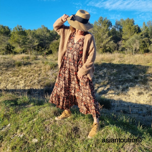 Robe Solène Bohème Mélissa Coton