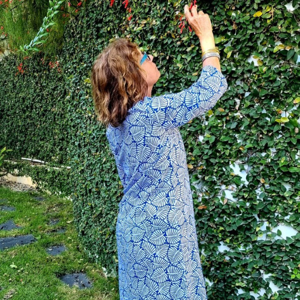 Robe Tunique Mia 5 Feuille Bleue