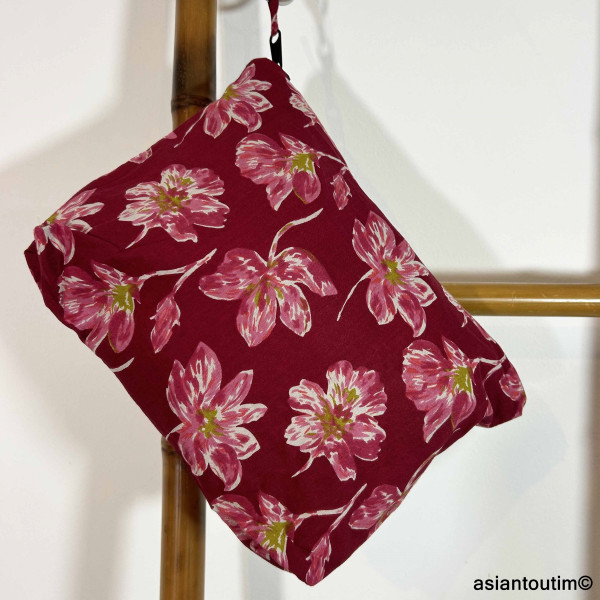 Pochette Mo Coloris Elise en coton fleuri by Asiantoutim