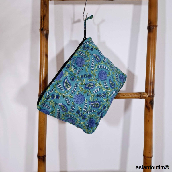 Pochette Mo Coloris Karen en coton fleuri by Asiantoutim