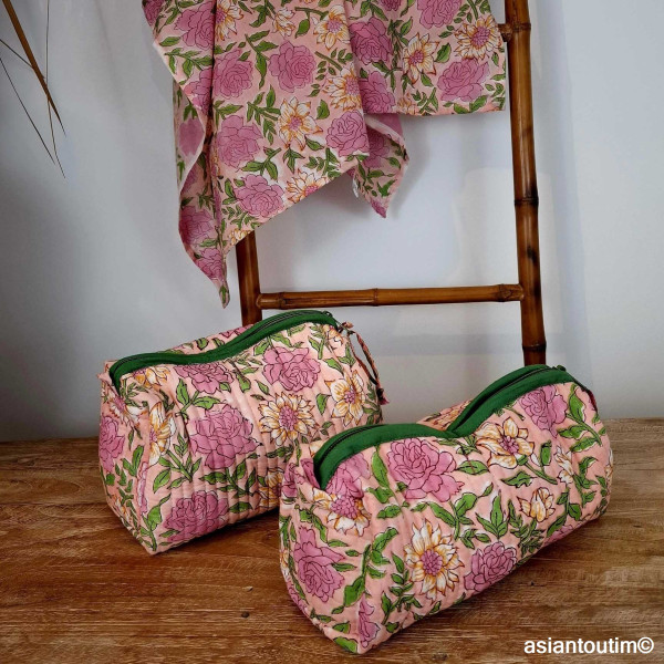 Trousse de Toilette Indienne Coco coloris Flora by Asiantoutim