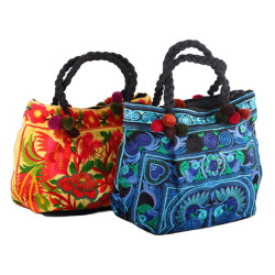 Sac flowers Hmong blanc mini Sac flowers Hmong blanc mini