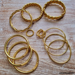 ENSEMBLE DE JONCS BOUDDHISTE DORE CLAIR COLLECTION MANTRA QUALITEE PREMIUM ENSEMBLE DE JONCS BOUDDHISTE DORE CLAIR COLLECTION MANTRA QUALITEE PREMIUM