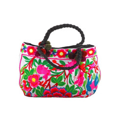 Sac flowers Hmong blanc mini Sac flowers Hmong blanc mini